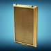 Antique full door metal inlet - Prise en m&eacute;tal pleine porte fini Antique