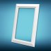 White inlet trim plate - Cadre blanc pour prise