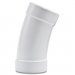 White elbow 22.5o - Coude Blanc 22,5o