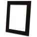 Cadre de prise DECO noir - Black DECO trim plate